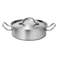 Chef Inox Force Low Casserole Dish with Lid
